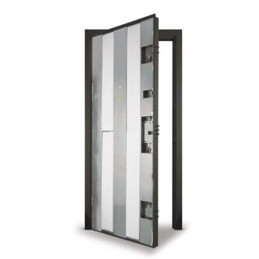 Porta Blindata con Cerniere a Scomparsa Filo Muro Telaio Complanare Rasomuro