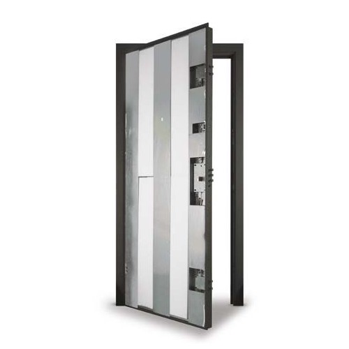 Porta Blindata con Cerniere a Scomparsa Filo Muro Telaio Complanare Rasomuro