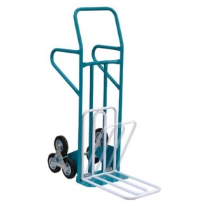 Carrello PortaPacchi 6 Ruote Bravetta Gradini Sali Scale Portata 250 Kg Acciaio