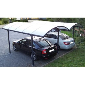 Carport in Alluminio 6x5 metri Policarbonato Gazebo Posto Auto Capanno Tettoia | BricoShop24 2