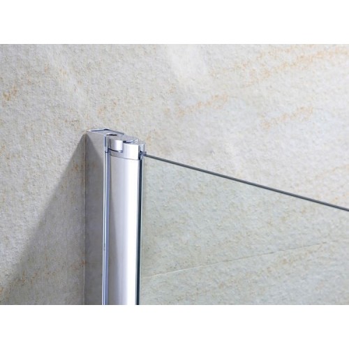Box Doccia Nicchia 6 mm Anta Battente 70 80 90 100 Porta Parete Cristallo Vetro