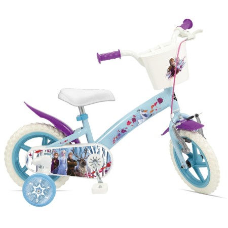 Bicicletta da Bambina 12 Pollici Frozen con Rotelle Bici Mountain Bike per Bimba