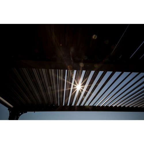 Pergola Bioclimatica 3.6x3 mt in Alluminio Gazebo da Giardino Terrazzo Pergolato