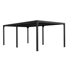 Pergola Bioclimatica 3.6x6 mt in Alluminio Gazebo da Giardino Terrazzo Pergolato