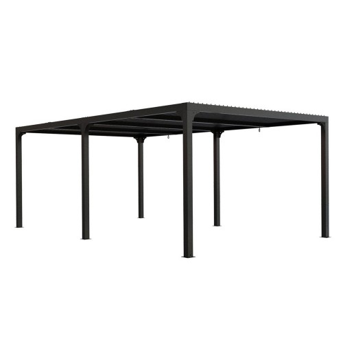 Pergola Bioclimatica 3.6x6 mt in Alluminio Gazebo da Giardino Terrazzo Pergolato