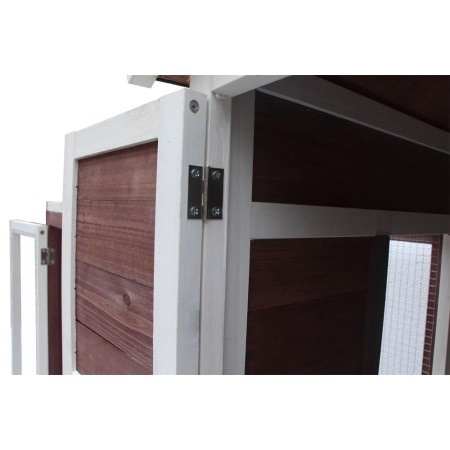 Pollaio Casetta in Legno 2 - 3 Galline Gabbia da Giardino Recinto Polli Volatili