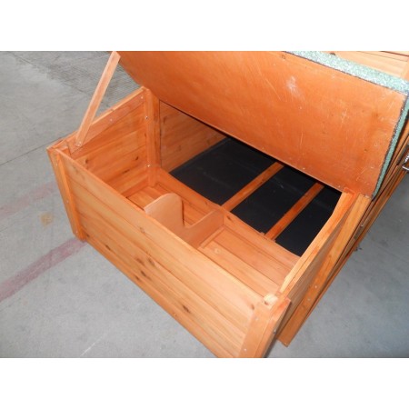 Voliera Gabbia Pollaio Casetta in Legno 3-4 Galline per Polli Volatili Quaglie
