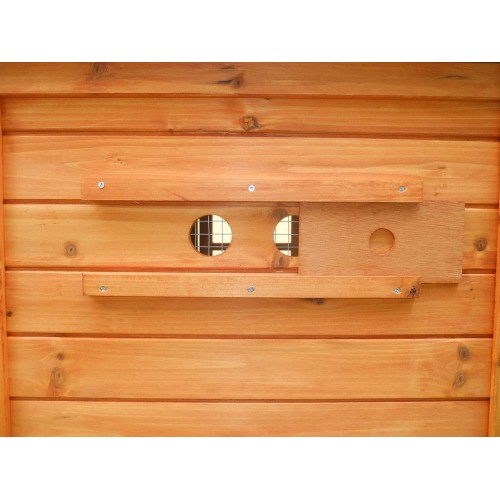 Voliera Gabbia Pollaio Casetta in Legno 3-4 Galline per Polli Volatili Quaglie