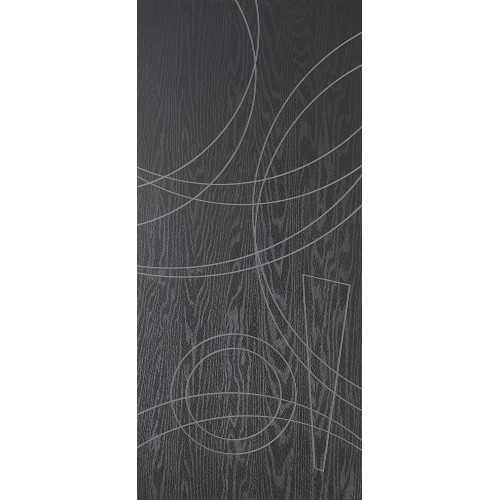 Pannello per Porta Blindata Disegno Tulipano Bianco in Vetroresina Pantografato