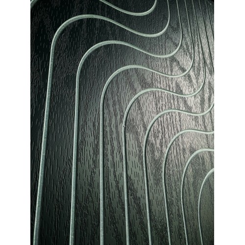 Pannello Flux per Porta Blindata in Vetroresina Grigio Architetto Simone Micheli