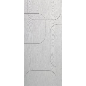 Pannello Squares per Porta Blindata Simone Micheli Architect Pantografato Bianco