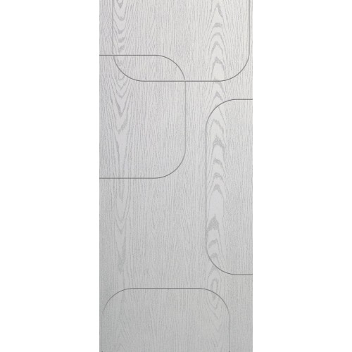 Pannello Squares per Porta Blindata Simone Micheli Architect Pantografato Bianco