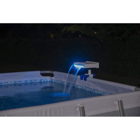 Cascata a Led per Piscine Fuori terra Frame Illuminazione Luci Lampada Bestway