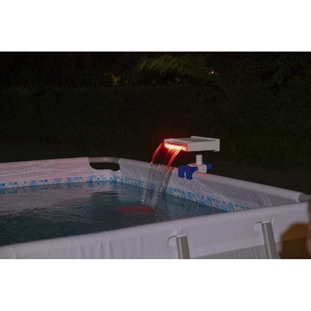 Cascata a Led per Piscine Fuori terra Frame Illuminazione Luci Lampada Bestway