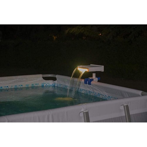 Cascata a Led per Piscine Fuori terra Frame Illuminazione Luci Lampada Bestway