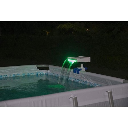 Cascata a Led per Piscine Fuori terra Frame Illuminazione Luci Lampada Bestway