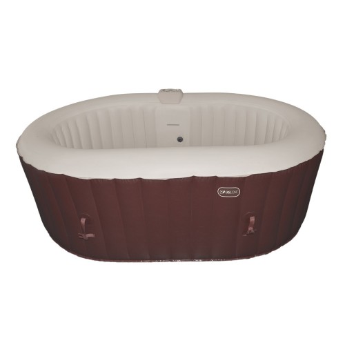 Piscina Spa 2 Posti Vasca Idromassaggio Gonfiabile Riscaldata Pompa da Giardino
