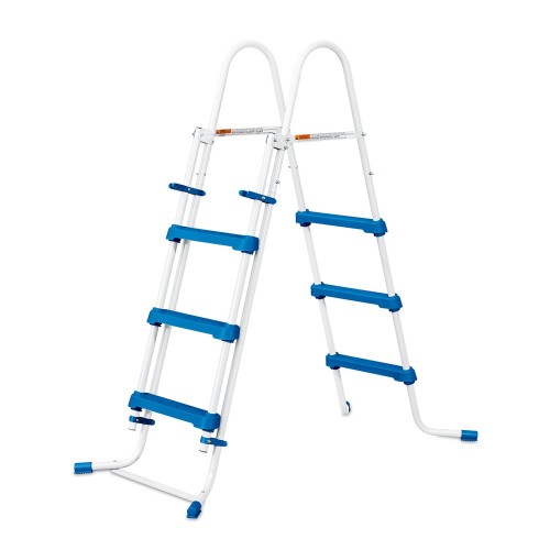 Piscina Fuoriterra 488x244 Rettangolare con Pompa Filtro a Cartuccia Scaletta
