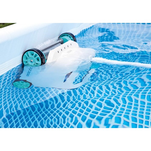 Aspiratore per Piscina Senza Filo Robot Pompa Filtro Fondo e Pareti Automatico