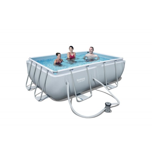 Piscina Fuori Terra Rettangolare 282x196 per Bambini Adulti con Pompa Filtro