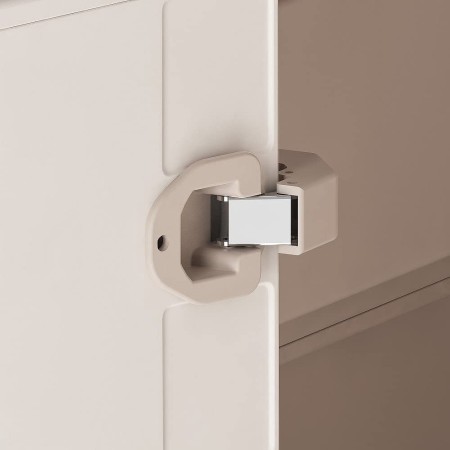 Armadio Keter Alto Tuttopiani in Resina da Esterno Beige Impermeabile Terrazzo