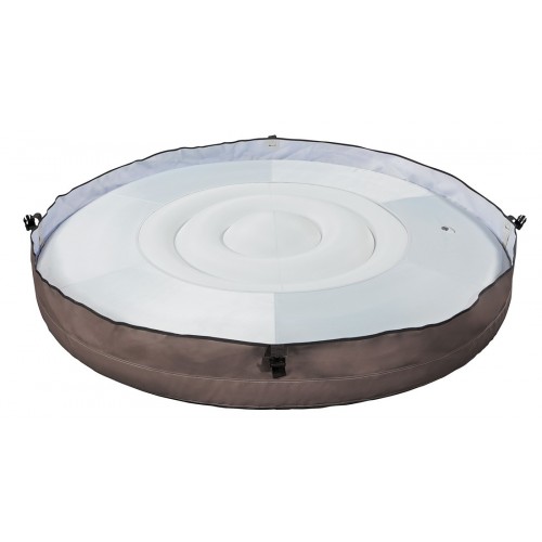 Piscina con Mobili Idromassaggio Spa 184x73 6 Persone Semi Rigida Rotonda