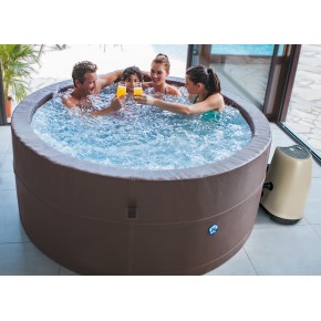Piscina con Mobili Idromassaggio Spa 184x73 6 Persone Semi Rigida Rotonda 2