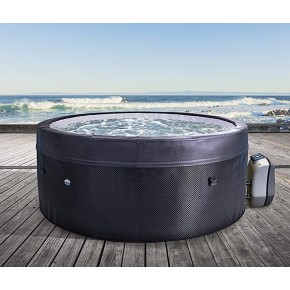 Piscina Idromassaggio Spa 156x70 Rotonda Acqua Riscaldata 4 Adulti Semi Rigida 2