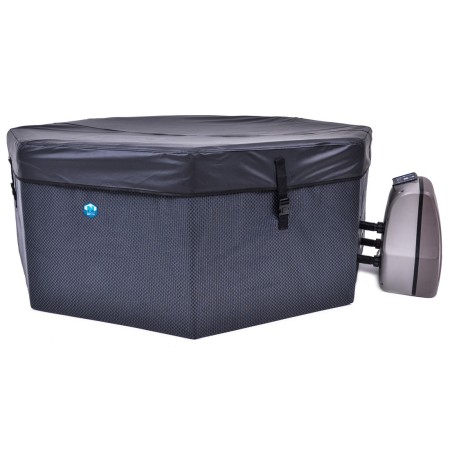 Piscina Vasca Idromassaggio Spa 193x73 6 Persone Filtro Riscaldata Semi Rigida