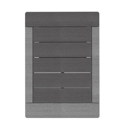 Pedana Base per Doccia Solare da Esterno Giardino 97x75 in Composito Antiscivolo