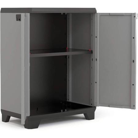 Armadio Keter Basso Garage 2 Ante 90 cm Balcone da Esterno Veranda Multifunzione