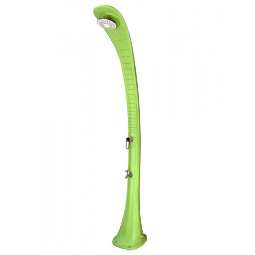 Doccia Solare da Giardino 32 litri Verde Miscelatore Terrazzo Esterno Piscina