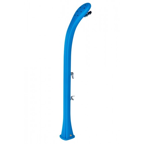 Doccia Riscaldamento Solare 28 litri Blu da Giardino Miscelatore Esterno Piscina