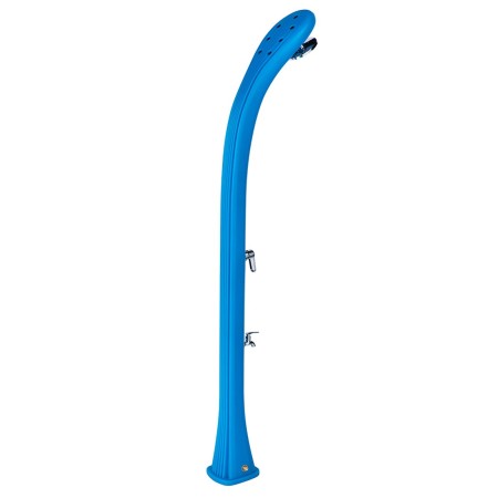 Doccia Riscaldamento Solare 28 litri Blu da Giardino Miscelatore Esterno Piscina