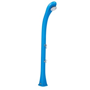 Doccia Riscaldamento Solare 28 litri Blu da Giardino Miscelatore Esterno Piscina