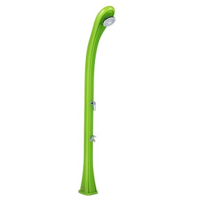 Doccia Riscaldamento Solare 28 litri Verde in Resina da Giardino Esterno Piscina