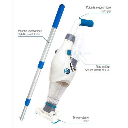 Robot Pulisci Piscina Fuori Terra per Spa Robottino Pulitore Aspiratore Pulizia