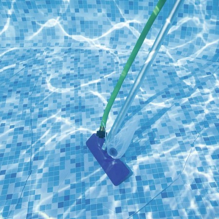 Kit Pulizia Piscina Fuori Terra Fondo Spazzola Aspirante Skimmer Retino Acqua