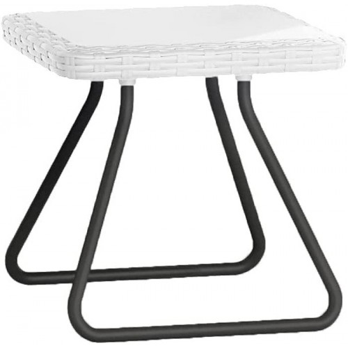 Salottino Bianco da Esterno Resina 2 Posti Economico Interno Tavolino Poltrone