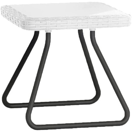 Salottino Bianco da Esterno Resina 2 Posti Economico Interno Tavolino Poltrone