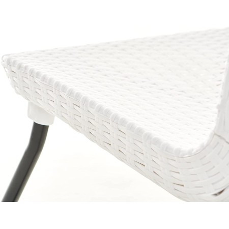 Salottino Bianco da Esterno Resina 2 Posti Economico Interno Tavolino Poltrone