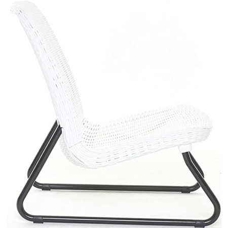 Salottino Bianco da Esterno Resina 2 Posti Economico Interno Tavolino Poltrone