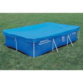 Telo di Copertura per Piscina Frame Fuori Terra Rettangolare 300x201 cm Drenante