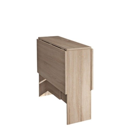 Tavolo a Ribalta Pieghevole in Legno Rovere da Cucina Salvaspazio Moderno Sala