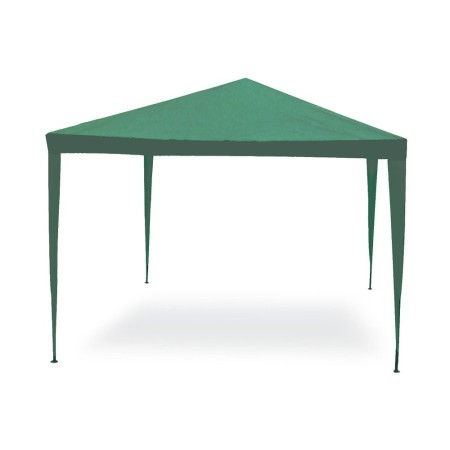 Gazebo Verde Smontabile 3x3 mt Struttura Acciaio Ombreggiante Ombra Giardino