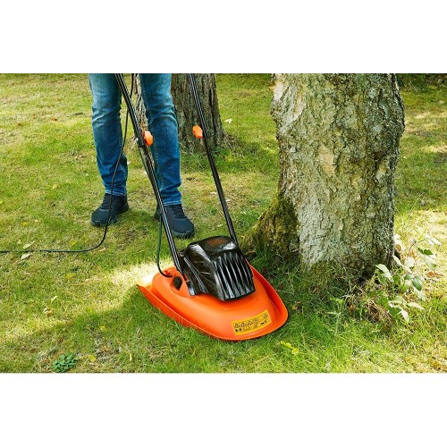 Tosaerba Elettrico a Cuscino Aria Giardino 1200 a Filo Black Decker Taglia Prato