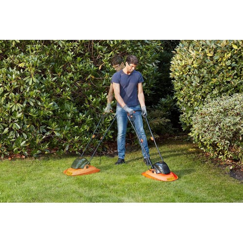 Tosaerba Elettrico a Cuscino Aria Giardino 1200 a Filo Black Decker Taglia Prato