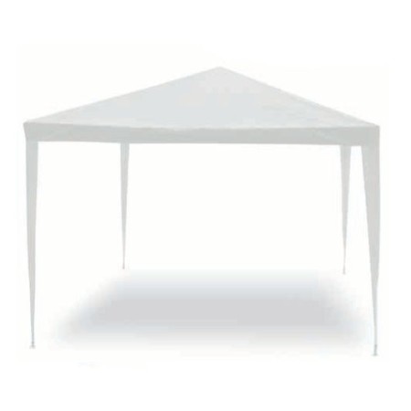 Gazebo Bianco Smontabile 3x2 Acciaio Ombreggiante Ombra Giardino Feste Esterno