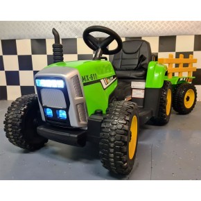Trattore Macchina Elettrica per Bambini a Batteria 12 V Telecomandata 1 Posto