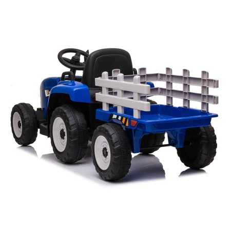 Trattore e Rimorchio Macchina Elettrica per Bambini a Batteria 12V Telecomandata